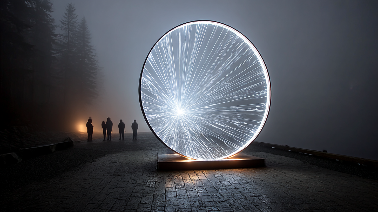 Sculptural light installation concept